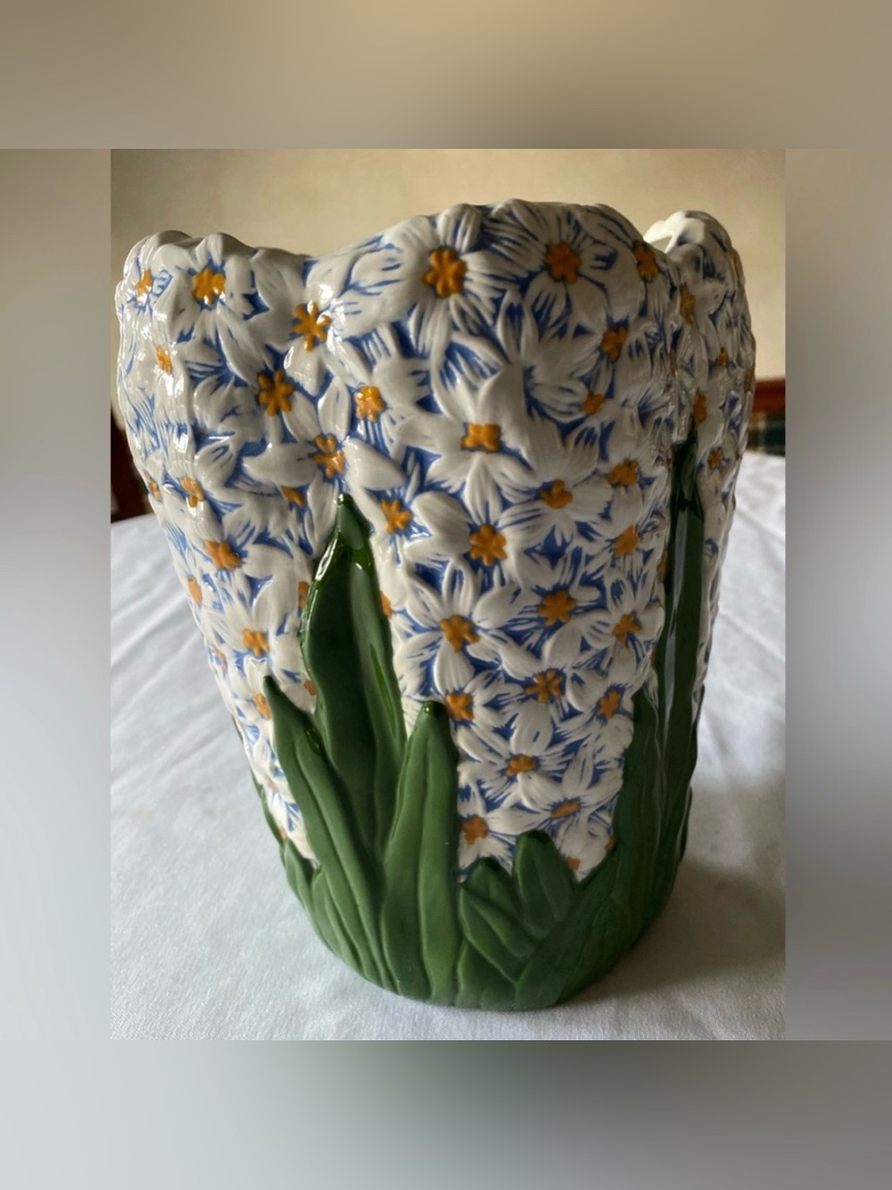 Artisan Pottery Vase Vintage Signed & Dated